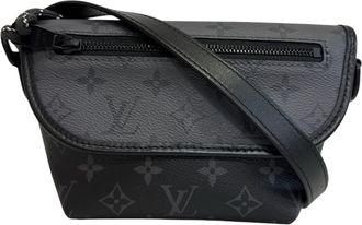 Louis Vuitton Black Monogram Eclipse Monogram Eclipse Pochette Shoulder Bag (Pre-Owned)