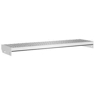 vidaXL Pelda&ntilde;o De Rejilla Acero Galvanizado 90x24x7 Cm Vidaxl