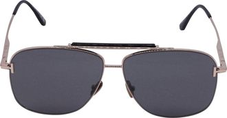 Tom Ford Jaden TF 1017 Aviator Sunglasses in Gold Metal