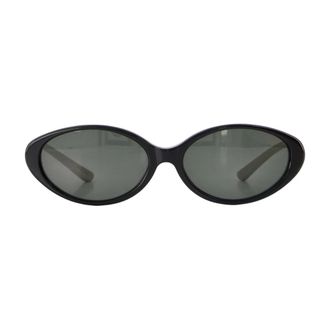 Casablanca Oval Curve Zonnebril - unisex - Zonnebrillen - Zwart - ONE Size - Accessoires