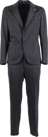 L.B.M. 1911 Travel Sport Suit - Heren - Business pakken - Grijs - 2XL - Kostuums