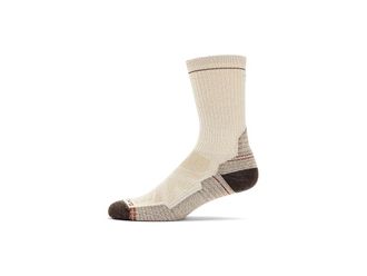 Smartwool Hike Light Cushion Crew Socks Mens Crew Cut Socks Shoes Natural : XL (Mens Shoe 12-14.5), Merino/Mesh/Nylon