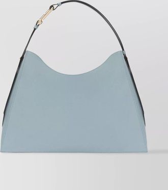 Furla cloud leather shoulder bag with adjustable strap