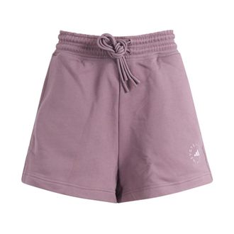 adidas by Stella McCartney Truecasuals Terry Mid Rise Shorts - female - Adidas by Stella McCartney - Training Shorts - Purple - M - Sport