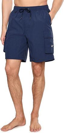 Nike Voyage 9 Fully Lined Volley Mens Swimwear Midnight Navy : 2XL, Mesh/Nylon