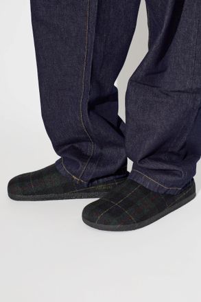 Birkenstock Amsterdam Wrapped Dip Shoes, Mens, Navy Blue