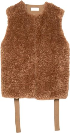 Muller Of Yoshiokubo Gilet Boa - Marrone