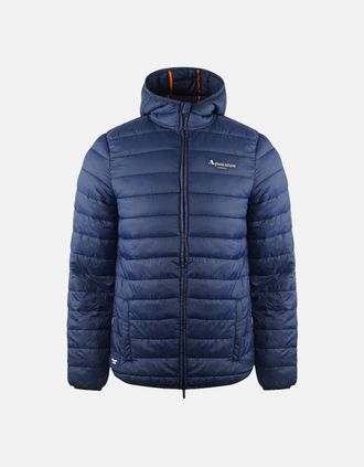 Aquascutum Mens Aquascutum London Logo Navy Blue Active Hoodie Jacket - Size: 38/Regular