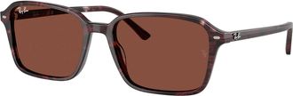 Ray-Ban RAIMOND Red Square Unisex Sunglasses RB2231F 1416C5 56