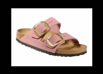 Birkenstock Womens Arizona Soft Footbed Sandal In Old Rose