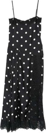 Sportmax Sportmax Langes gepunktetes Kleid