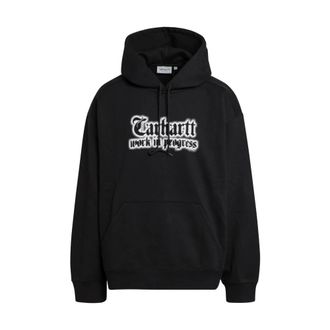 Carhartt Work in Progress Carhartt Wip, Hoodies, male, Black, Size: L Hooded World Tour Sweat