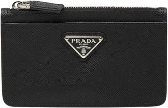 Prada Pre-owned Wallets, female, Black, Size: ONE SIZE Pre-owned Wallet