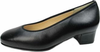 Hassia Evelyn Pump - Dames - Schoenen - Zwart - Maat: 34 1/2 EU Leer