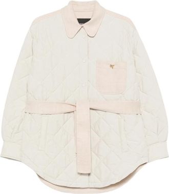 Fabiana Filippi Quilted Belted Coat