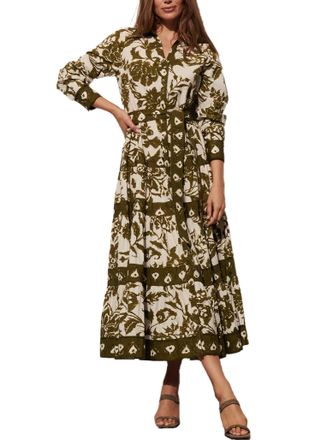 Figue Shelby Dress In Green