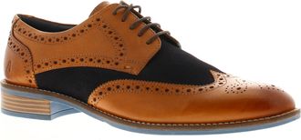 Hush Puppies Mens Shoes Smart Dustin Leather tan - Size UK 10