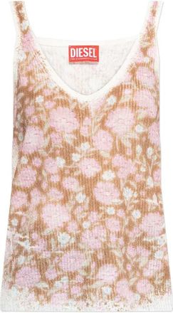 Diesel bloemen top met V-hals