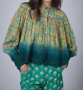 Manoush Bohemian Hindi Top In Kaki