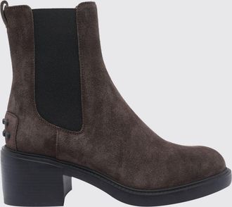 Tod's Stivaletti Chelsea in pelle scamosciata con logo T Timeless e suola in gomma