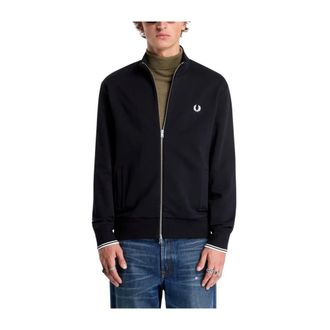 Fred Perry Sudadera con cremallera completa - Sweatshirts & Hoodies - Hombre - Negro - 2XL