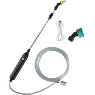 OEM Pulverizador El&eacute;ctrico Para Jard&iacute;n, Pulverizador Para Techos, Pulverizador El&eacute;ctrico, Pulverizador Con Lanza Telesc&oacute;pica, 2 Boquillas Y Manguera De 3 