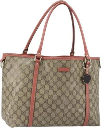 Gucci Pre-owned Tote Bags, female, Beige, Size: ONE SIZE Pre-owned Vintage Tote Bag