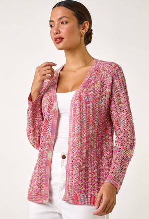 Roman Space Dye Knit Cardigan