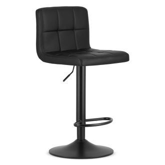OEM Taburete Prot - Ecopiel Negro / Base Negra