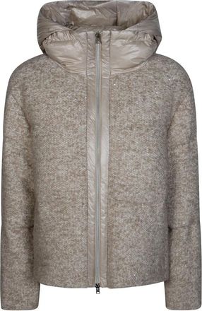 Herno Giubbotto - Dames - Winterjassen - Beige - L - Jassen
