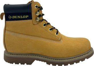Dunlop Heren Nevada Leren Veiligheidslaarzen met Stalen Teen Kap (Honing)