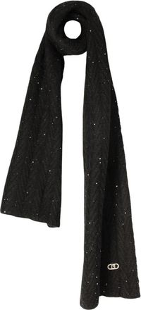 Liu Jo Sciarpa Filo Paillettes - Dames - Wintersjaals - Zwart - ONE Size - Pailletten - Accessoires