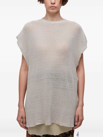 Osklen sleeveless knit top - Grey