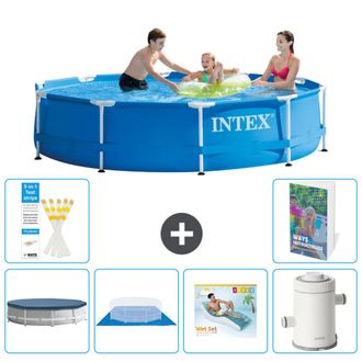Intex Piscina Con Estructura Redonda - 305x76 Cm - 7-piezas S148