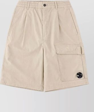 C.P. Company shorts side cargo pocket back belt loops