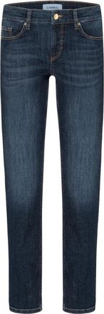 Cambio Slim Fit Jeans, female, Blue, L, Blue Piper Long Trousers