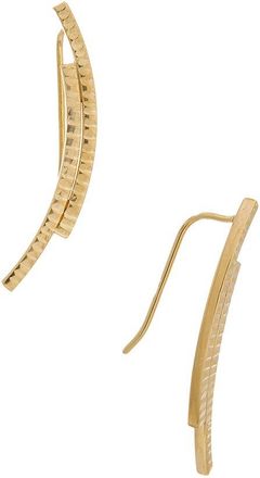 Italian Gold, Inc 10K Double Curve Climber Earrings