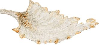 Foreside Home And Garden Leaf Trinket Dish Antique White Cast Iron at Nordstrom