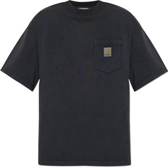 Carhartt Work in Progress Hombre, Camisetas, Negro, Talla: L