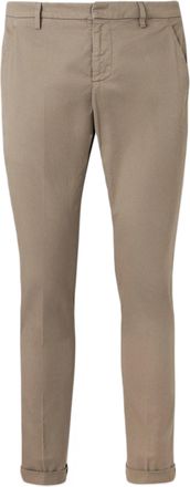 Dondup Brown Gaubert Mid-Rise Stretch Cotton Trousers