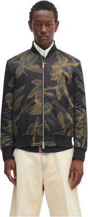 Paul Smith Floral Print Bomberjack - Heren - Bomber jackets - Veelkleurig - M - Polyester - Jassen