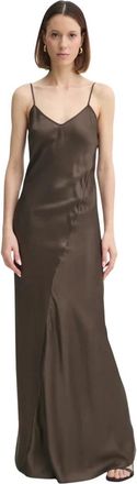 Birgitte Herskind Abito lungo Renate - - Dresses - Donna - Marrone - M