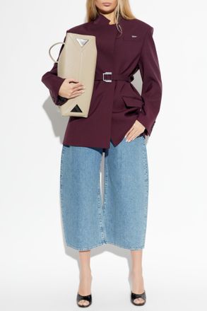 The Attico Wide-leg Jeans, Womens, Blue