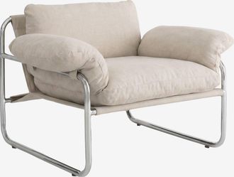 Sklum Pack De 2 Sillones En Chenilla Y Hierro Evani Sklum