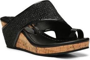 Donald J Pliner Platform Wedge Sandal in Black at Nordstrom Rack, Size 6.5