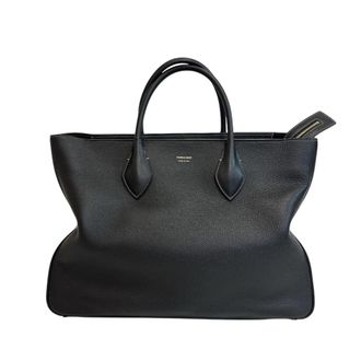 Ferragamo Black Leather Tote Bag (Pre-Owned)