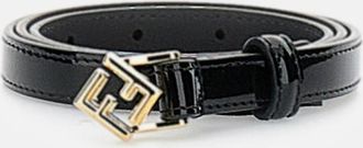 Fendi Black Logo Buckle Belt