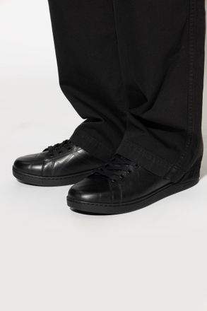 Burberry Leather Sports Shoes, Mens, Black