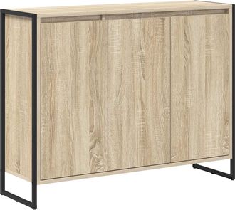 vidaXL Armario Auxiliar Sonoma 96,5 X 30 X 75 Cm Madera De Ingenier&iacute;a Vidaxl
