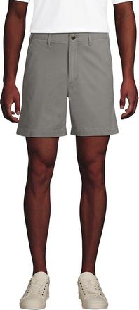 Lands End Knockabout 7 Comfort Waist Classic Fit Chino Short in Wet Cement at Nordstrom, Size 42 X 7